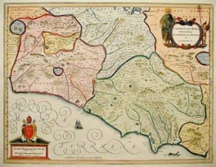 Wikipedia - Mappa del 1636 campagna di Roma Latium et Sabina